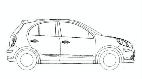 国内即将投产 新一代日产Micra设计图