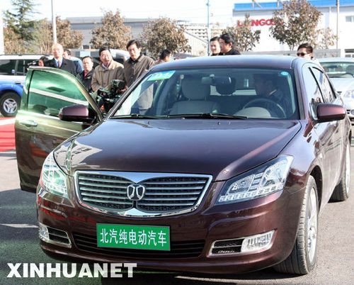 “北京牌”纯电动轿车2011年将实现量产