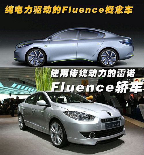 雷诺Fluence零排放纯电动车将于2011年上市