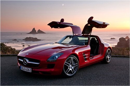 鸥翼超跑！试驾梅赛德斯-奔驰SLS AMG\(3\)