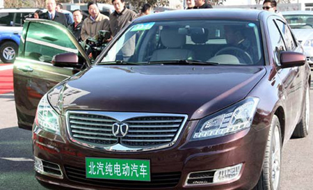 北汽电动车701明年试产 主要供应北京出租车市