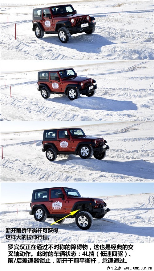 各有擅长！Jeep全系车型冰雪路面试驾\(5\)