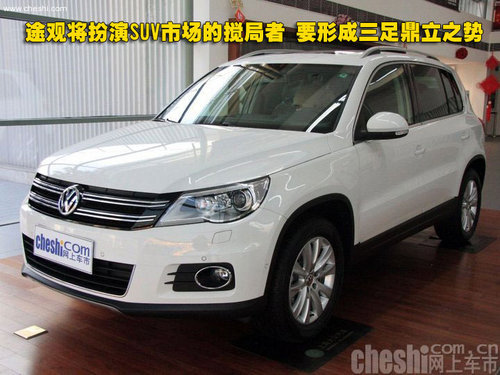 紧凑型SUV三足鼎立 途观对比CR-V和RAV4