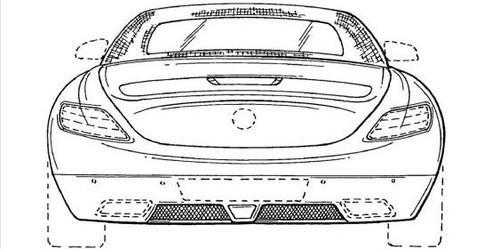 或配6.2升V8 奔驰SLS AMG敞篷申报图曝光\(2\)