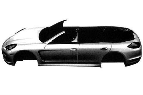 四门轿跑 保时捷Panamera敞篷版设计图曝光
