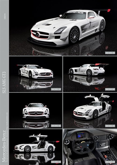 赛级鸥翼跑车 奔驰发布SLS AMG GT3