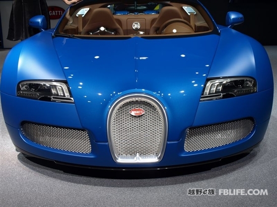 e族车展静态品车：布加迪Veyron Grand Sport\(4\)