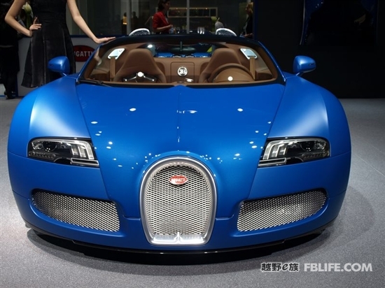 e族车展静态品车：布加迪Veyron Grand Sport\(4\)