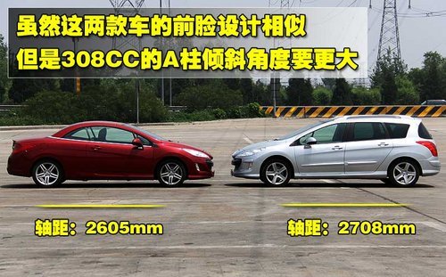 “性格迥异”试驾标致308CC/308SW-外观篇