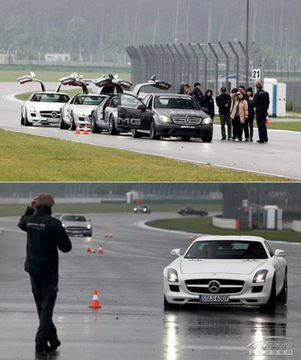 赛道风云 雨中试驾奔驰SLS AMG 6.2\(3\)