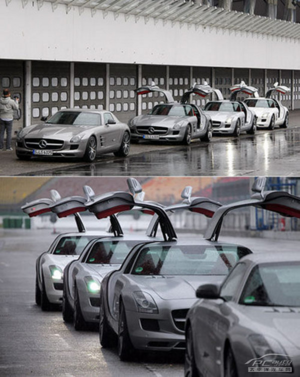 赛道风云 雨中试驾奔驰SLS AMG 6.2\(4\)