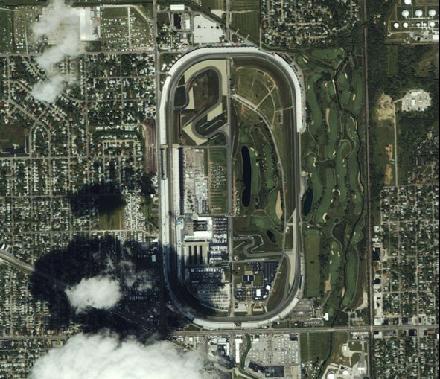 十大赛车跑道太空照：摩纳哥赛道拥有最慢弯道