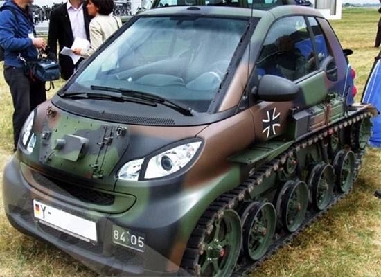 Smart变身坦克装甲车
