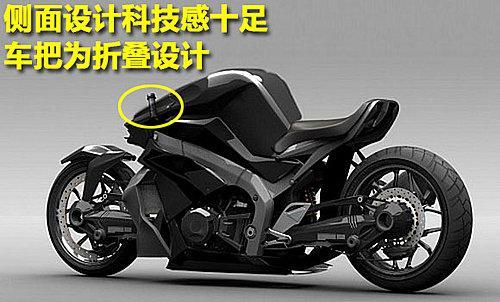 暗黑使者 高科技概念摩托车（图）
