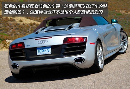 试驾奥迪R8 Spyder V10敞篷版 让梦想升级(2)