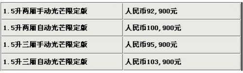 新福特嘉年华再推1.5L光芒限定版车型