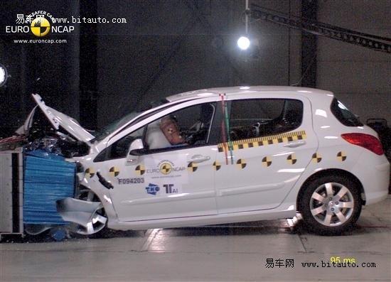 NCAP——标致308安全碰撞测试报告详解