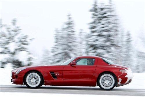 冰雪试驾体验2011款奔驰SLS AMG 浪漫之旅(3)