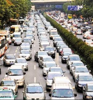 广州治堵方案目标：中心区车速至少25公里/小时