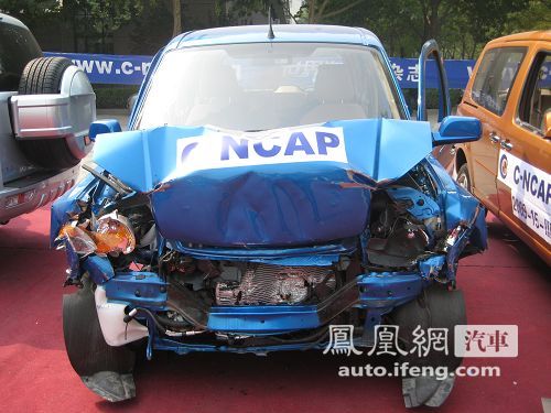 C-NCAP发布第三批结果 比亚迪F0、福田MPV胸部碰撞获0分\(4\)