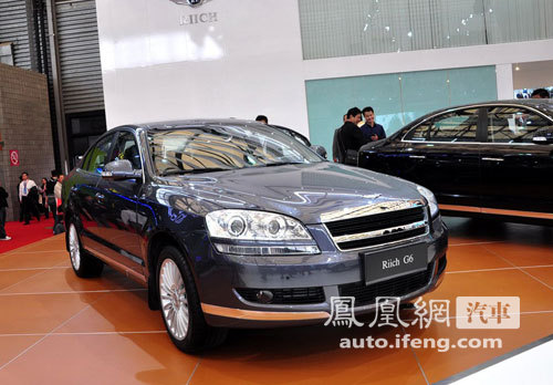 奇瑞首款中型车瑞麒G6明年上市 预售20-24万