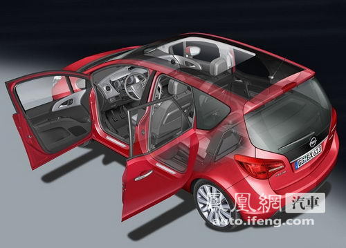 紧凑型MPV欧宝Meriva将于2012年进入国内市场\(3\)