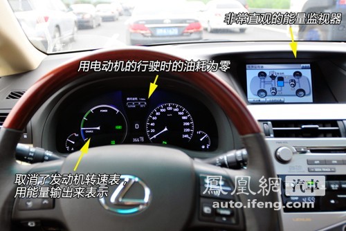 凤凰网汽车测试雷克萨斯RX450h 推崇安逸驾驶(2)