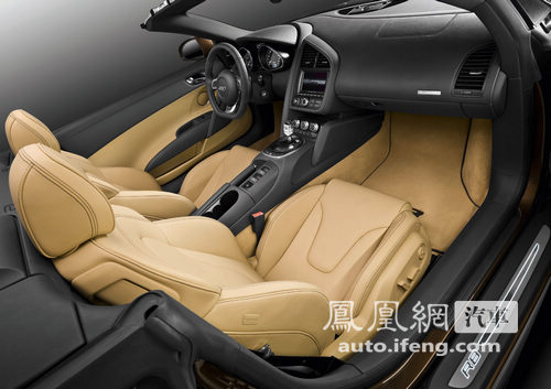 奥迪R8 Spyder V8海外售价公布 合99.84万元起(3)