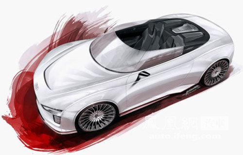 奥迪e-Tron Spyder设计图曝光 巴黎车展或首发