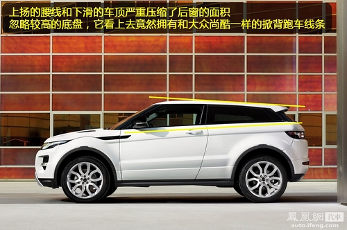 [凤凰评车]解析路虎揽胜Evoque 小块头也有大精彩(2)