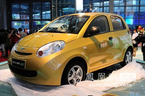 瑞麒M1-EV电动车正式上市 售14.98-22.98万元