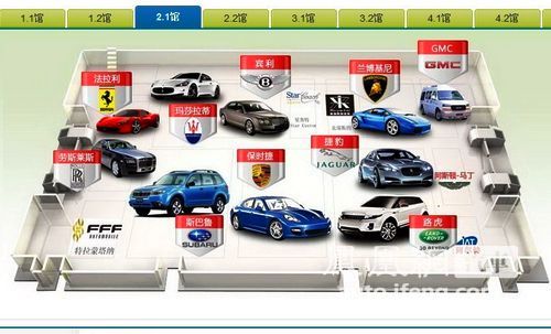 广州车展3D展馆实图解析 各馆明星车型阵容一览(3)