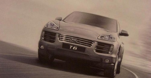 寨保时捷卡宴:比亚迪t6