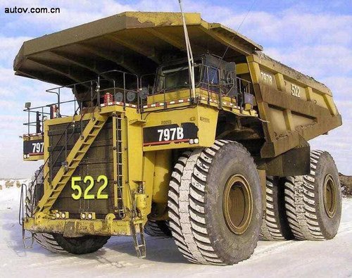 号称世界上最大的卡车-卡特彼勒797