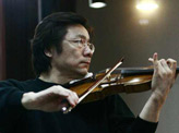 著名小提琴家薛伟排练