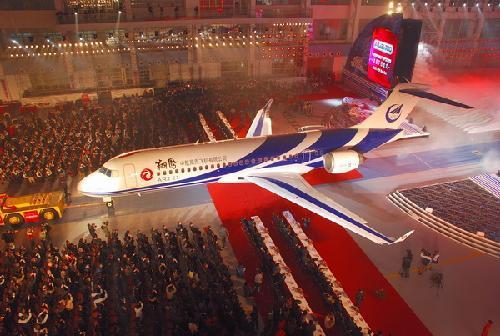 中国国产大飞机已经完成初步定型 座位为168个