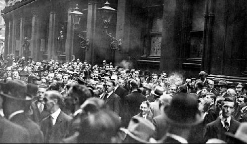 图说：美国华尔街股市大崩盘80周年纪念