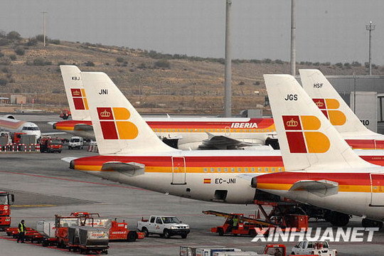 空姐罢工 西班牙伊比利亚航空430个被迫取消_
