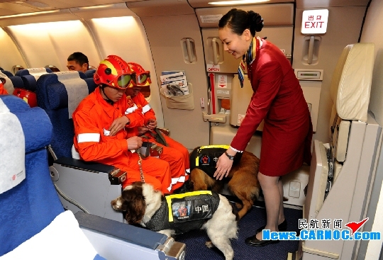 中国国际航空包机紧急执行海地地震救援任务