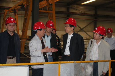 青海省科技厅厅长解源一行前来国鑫铝业调研