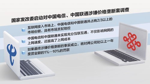 新华社质疑电信垄断案神仙打架 各部门纷纷沉默