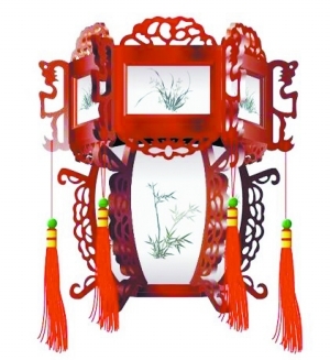 北京宫灯在寂寞中闪烁