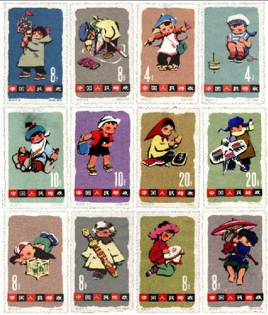 1963年1.16元面值儿童邮票如今升值2586倍(图)
