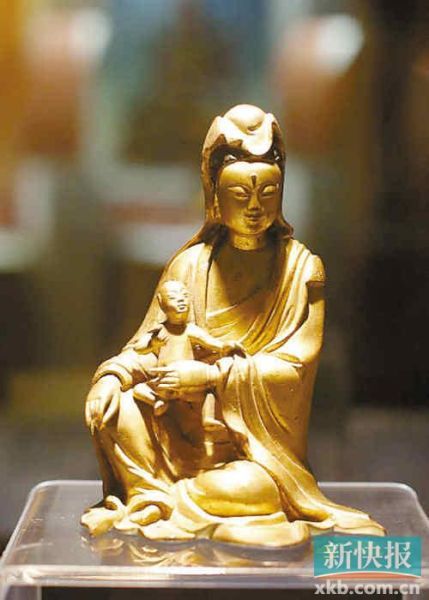 明代金铜观音已拍到了3000多万 投资潜力良好-图片版权归原作者所有