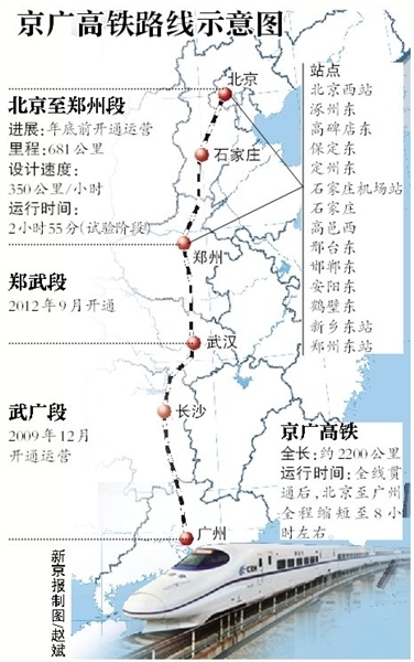 年底北京到郑州高铁175分钟