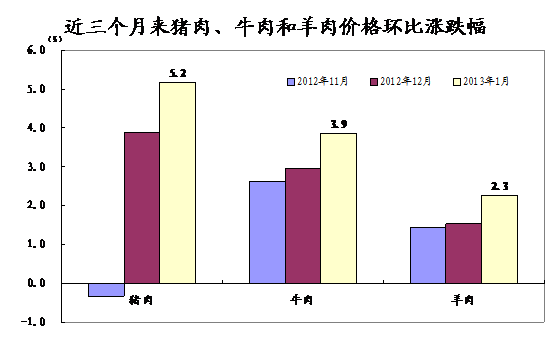 国统局解读1月CPI数据：食品价格上涨影响超过90%