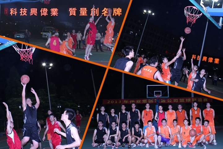 2013年广东伟业铝厂集团销售公司篮球联谊赛
