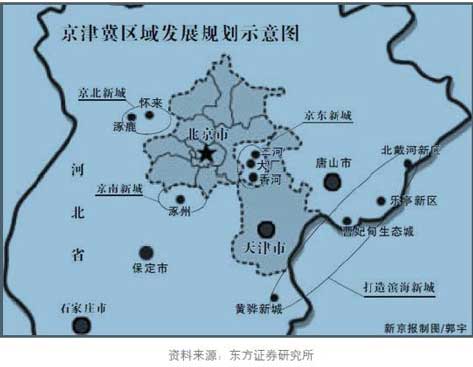 环首都经济圈规划引爆京津冀板块