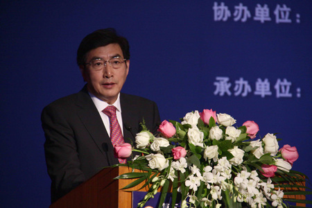 图文：北京市长郭金龙出席第五届金博会开幕式