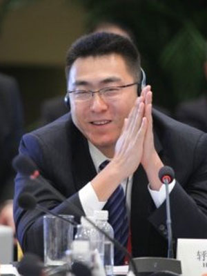 图：华夏幸福基业全球产业中心总裁轷震宇